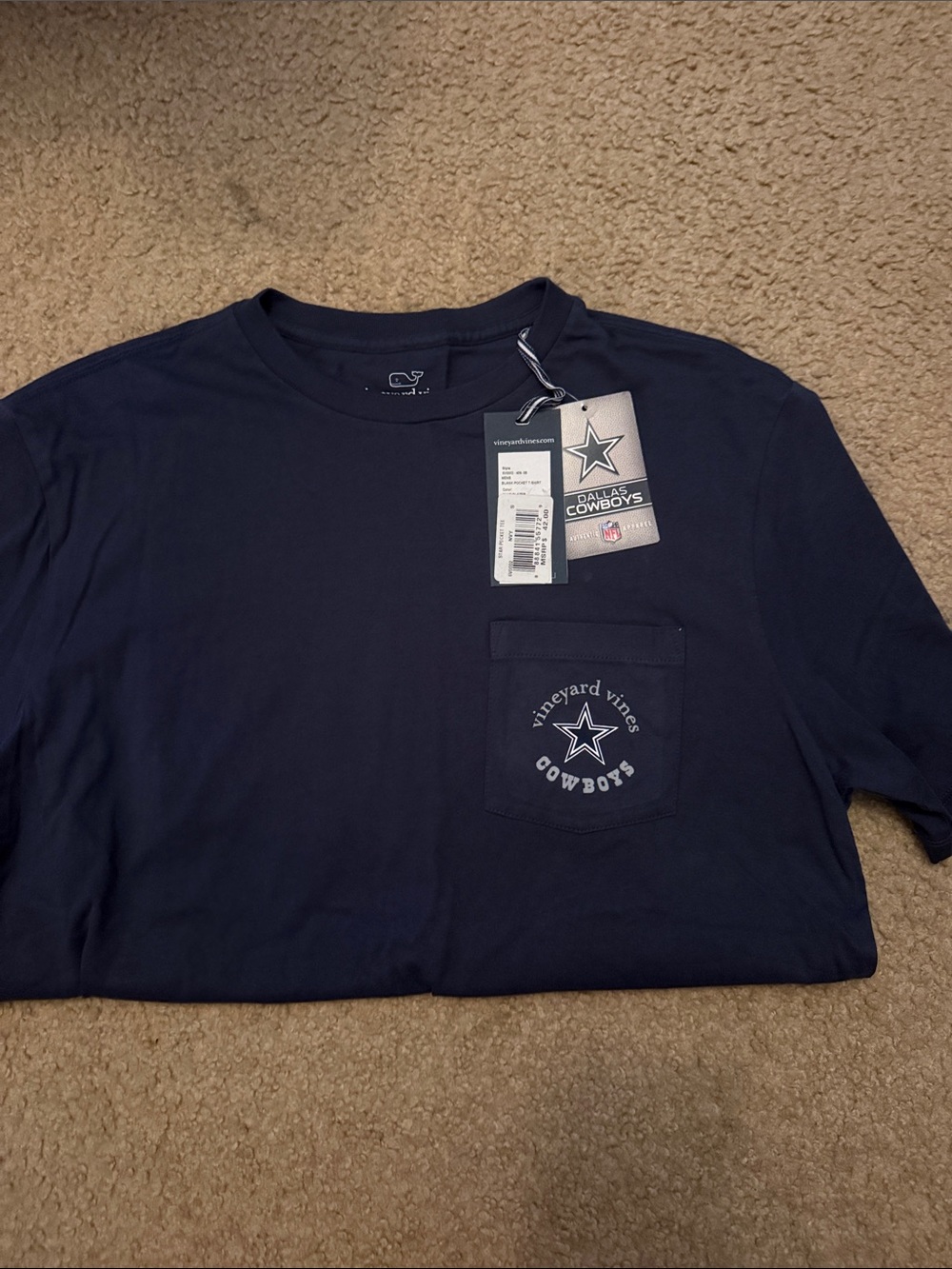 Dallas Cowboys Vineyard Vines Pocket T-Shirt